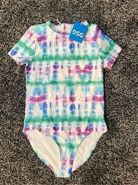 Kids Tie-Dye One-Piece Swimsuit - DSG - Multicolor